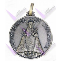 Medalla Plata 18mm Santa Lucia